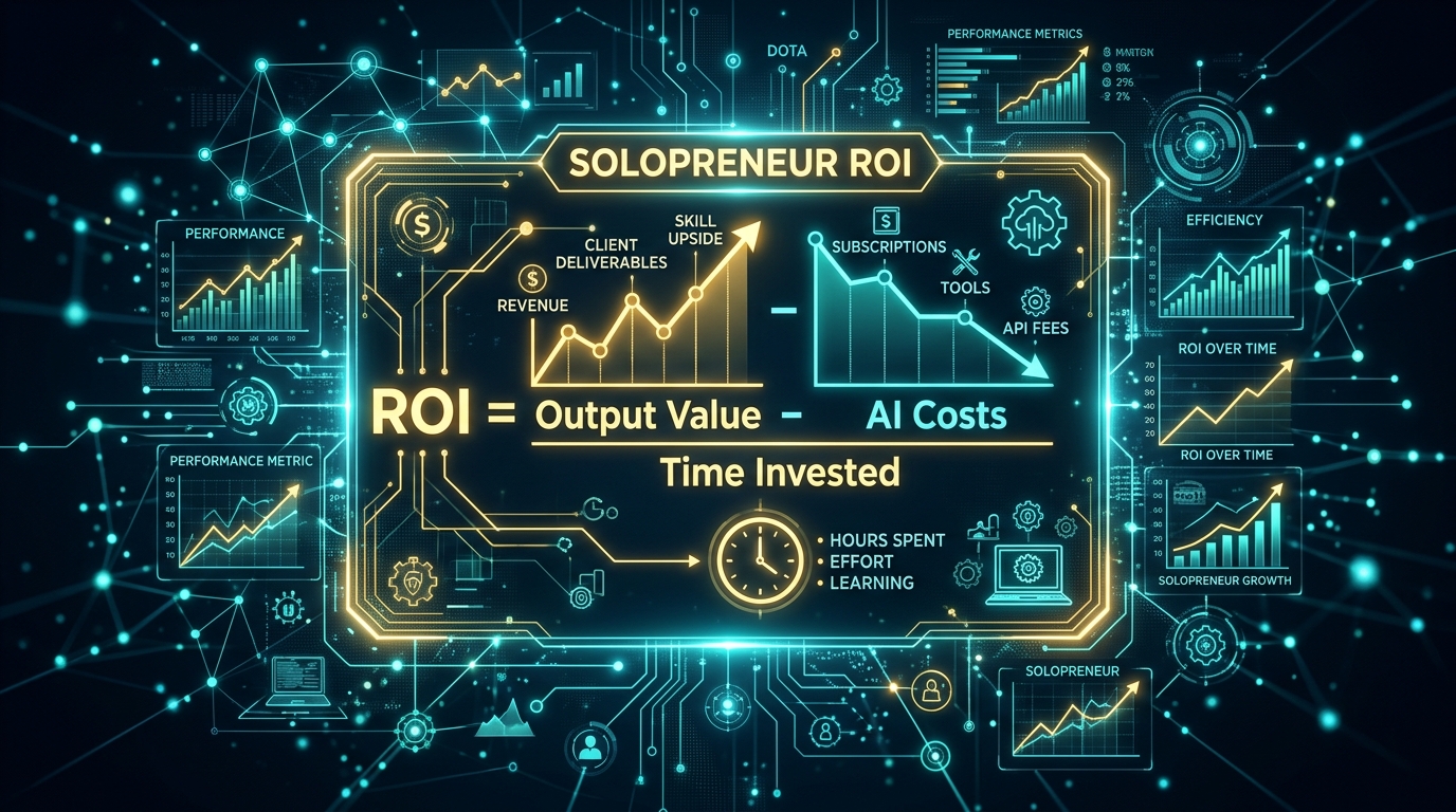 Công Thức Định Lượng Lợi Nhuận Đầu Tư AI Cho Solopreneur