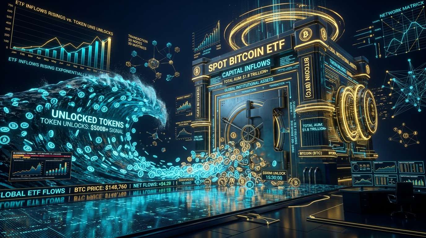 Dòng Vốn Spot ETF Đối Đầu Bão Mở Khóa Token Q3/2026