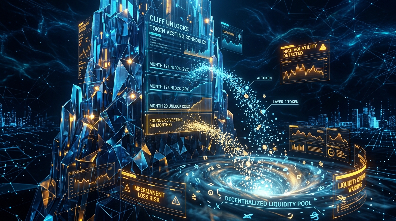 Vách đá mở khóa token và áp lực pha loãng thanh khoản Q3/2026