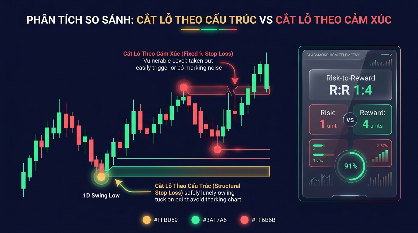 So Sánh Cắt Lỗ Cấu Trúc vs Cảm Xúc