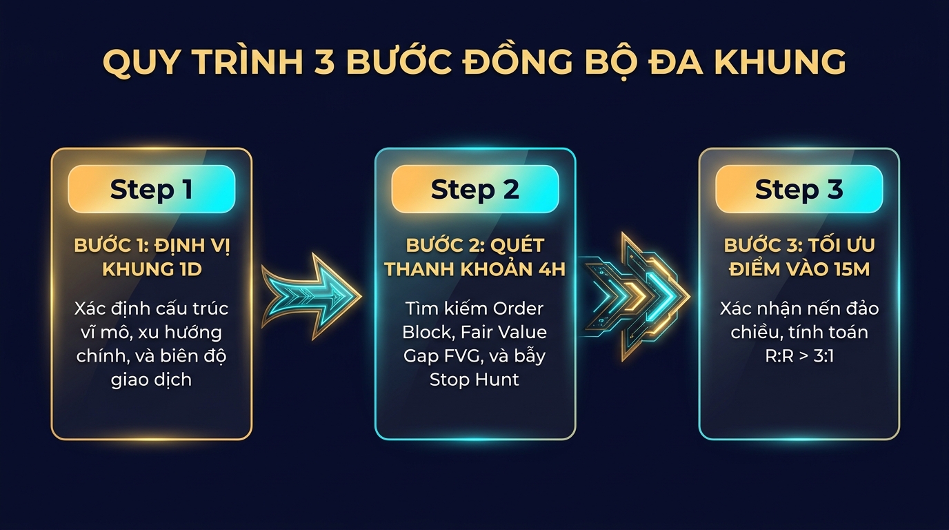 Quy Trình 3 Bước Đồng Bộ Đa Khung