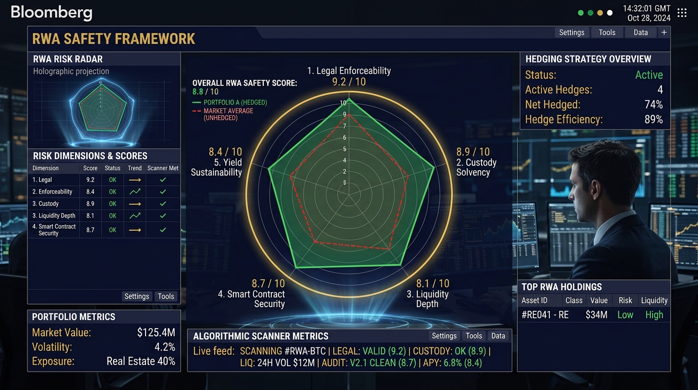 Elite hedging framework and quantitative RWA risk radar
