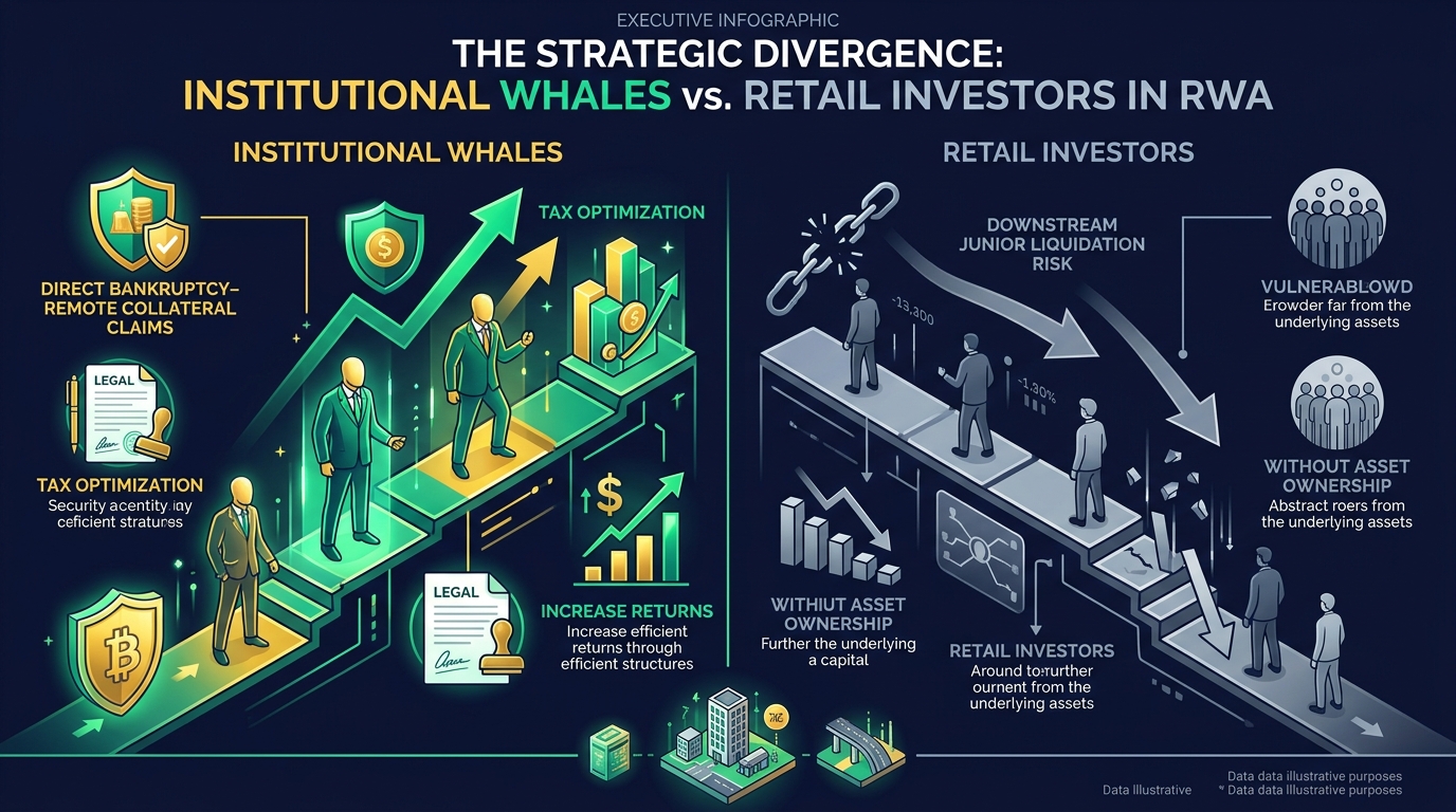 Strategic divergence between institutional whales and retail investors in RWA
