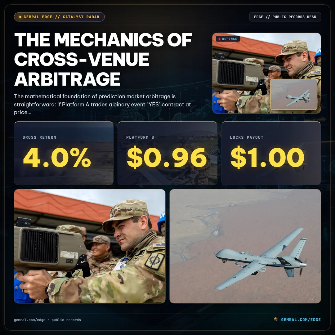The Mechanics of Cross-Venue Arbitrage