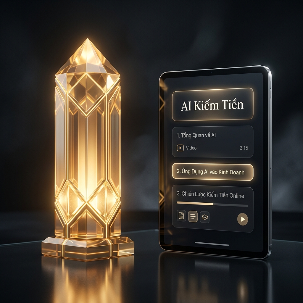 Khóa AI Kiếm Tiền + Hoàng Kim Trụ