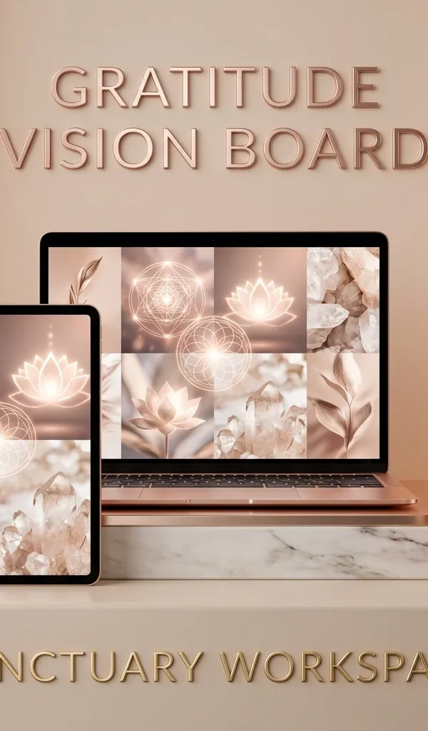 5-Minute Daily Gratitude & Visual Vision Board OS