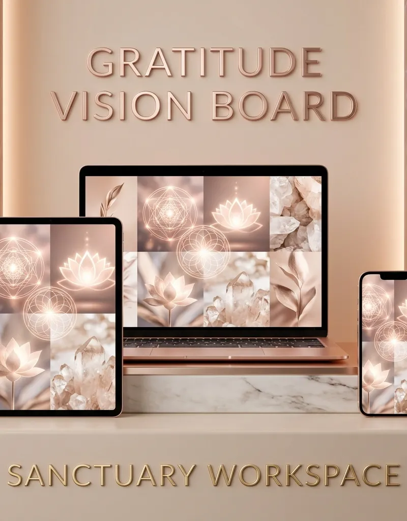 5-Minute Daily Gratitude & Visual Vision Board OS