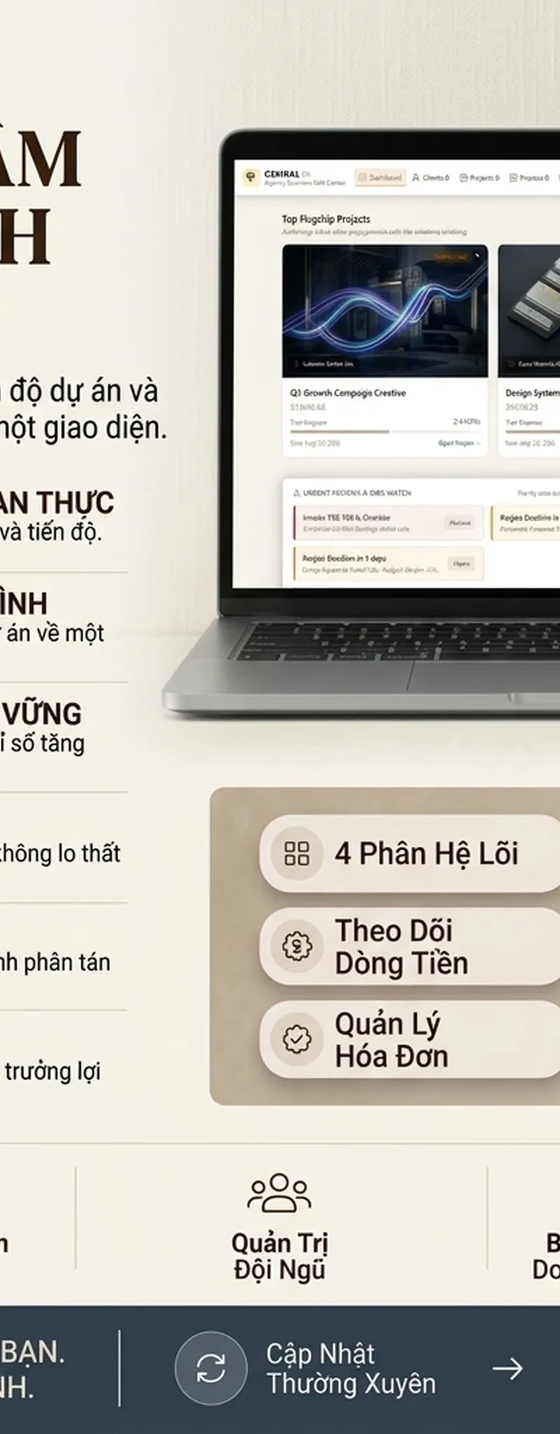 Hệ Điều Hành Đại Lý & Cổng Thông Tin Khách Hàng