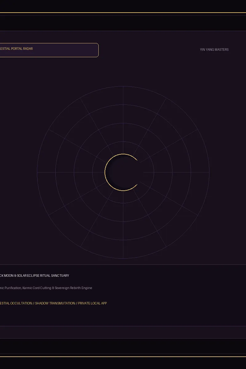 Black Moon & Solar Eclipse Cosmic Reset Interactive Ritual Guide