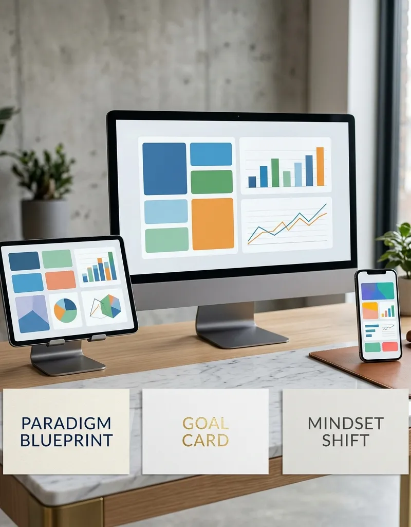 Bob Proctor Paradigm Shift Goal Card & Abundance Blueprint
