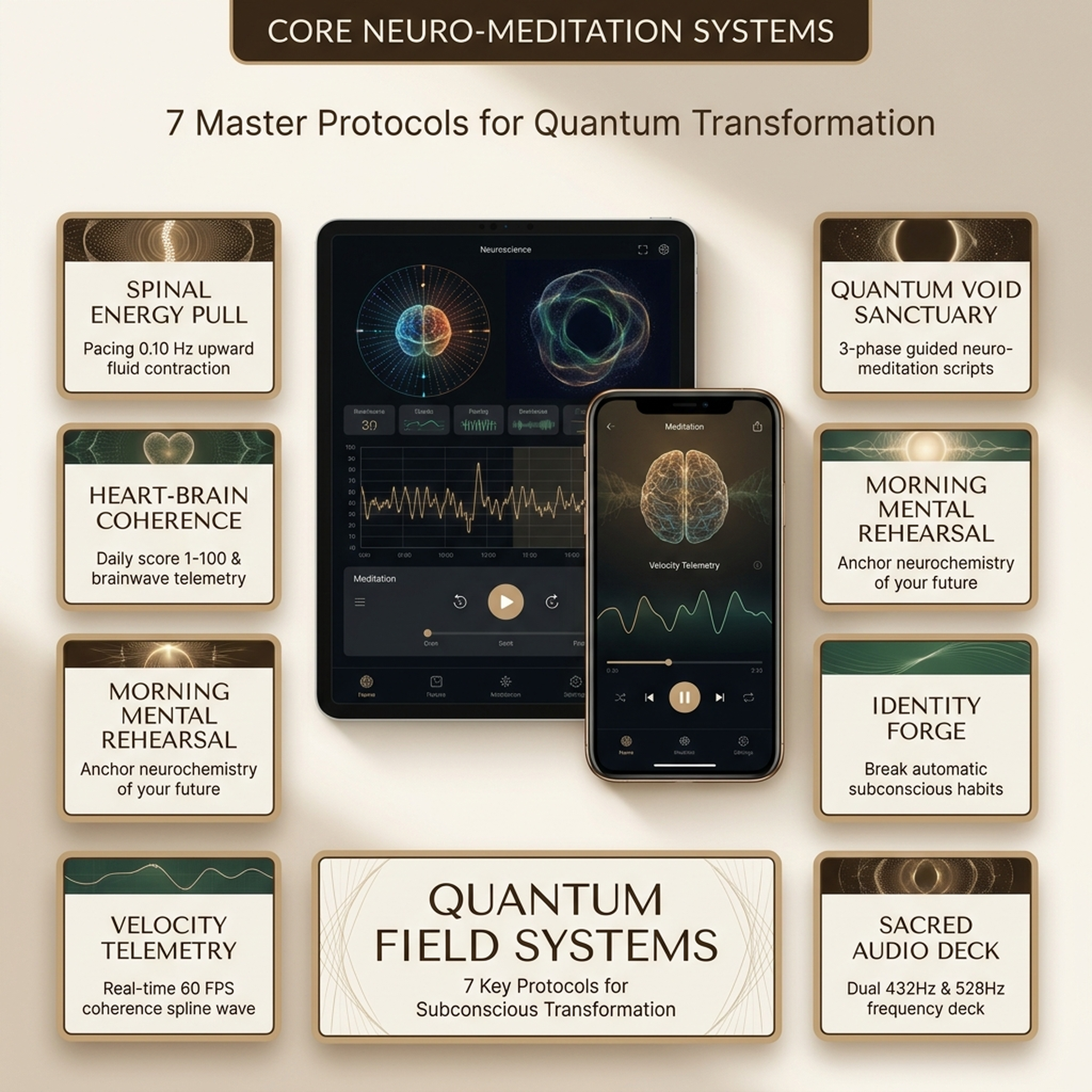 Dr. Joe Dispenza Quantum Field Meditation Workbook & Subconscious Reprogramming Journal