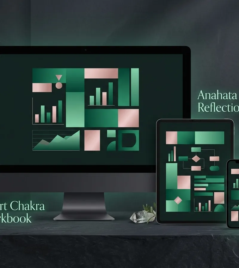 Heart Chakra Anahata Emotional Healing & Self-Love Affirmation Workbook