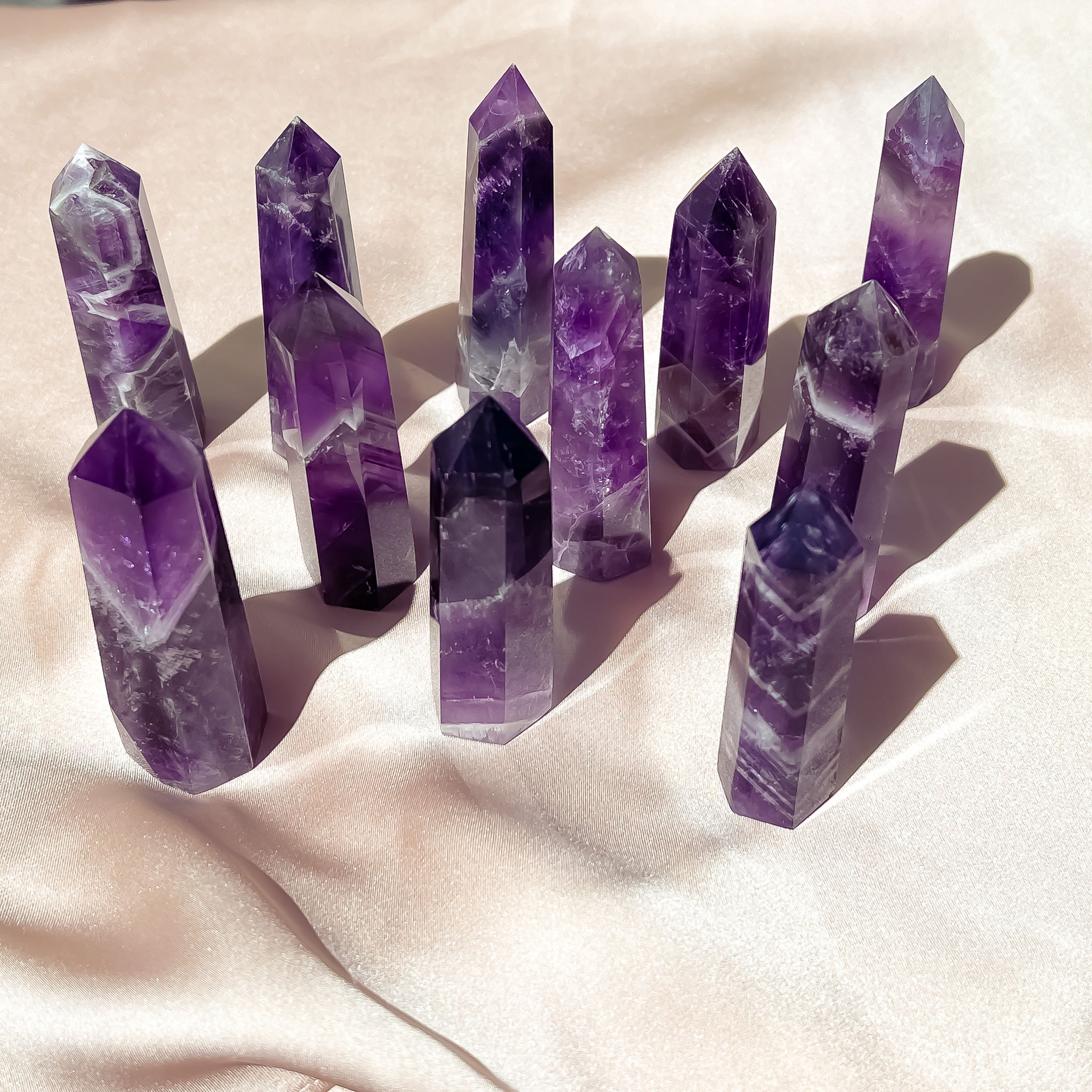 Black Tortoise — Deep Purple Amethyst Obelisk
