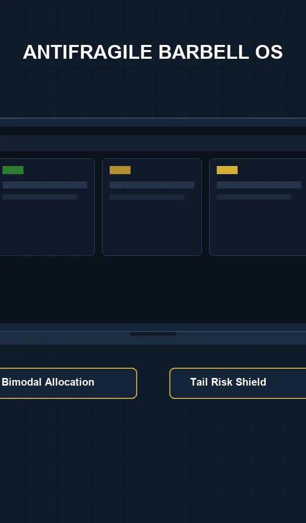 Nassim Taleb Antifragile Barbell Strategy Decision Matrix and Asymmetric Risk Calculator