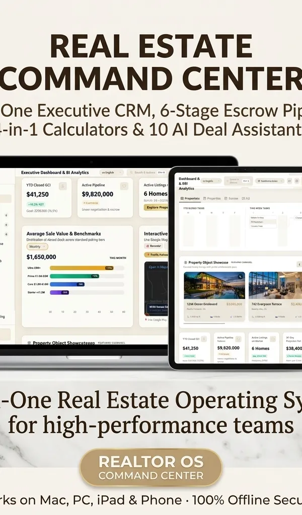 Real Estate Agent Planner & Escrow Pipeline CRM