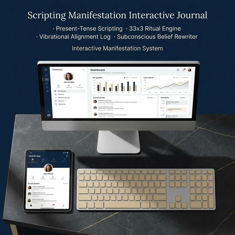 Scripting Manifestation Interactive Journal & Future-Self Alignment Workbook