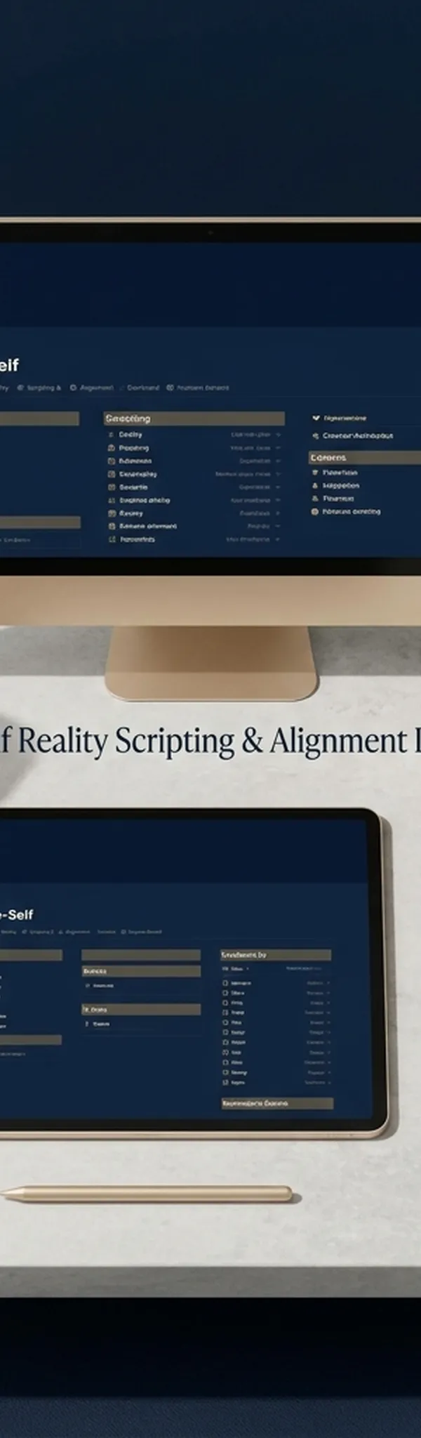 Scripting Manifestation Interactive Journal & Future-Self Alignment Workbook