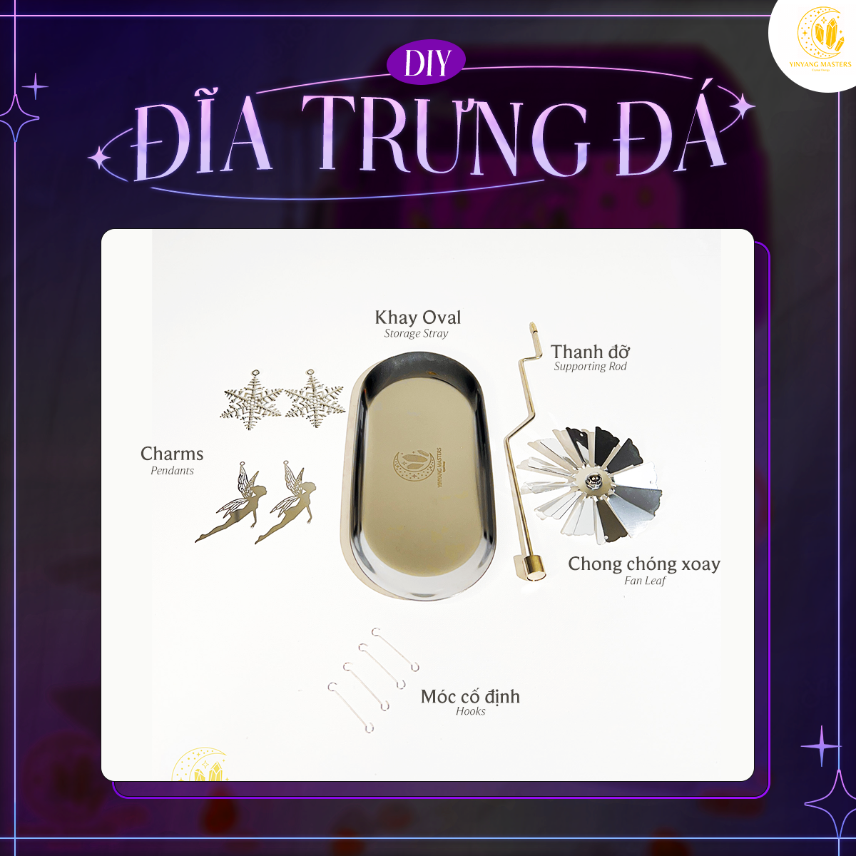 Frost Feather — Crystal Altar Purification Set