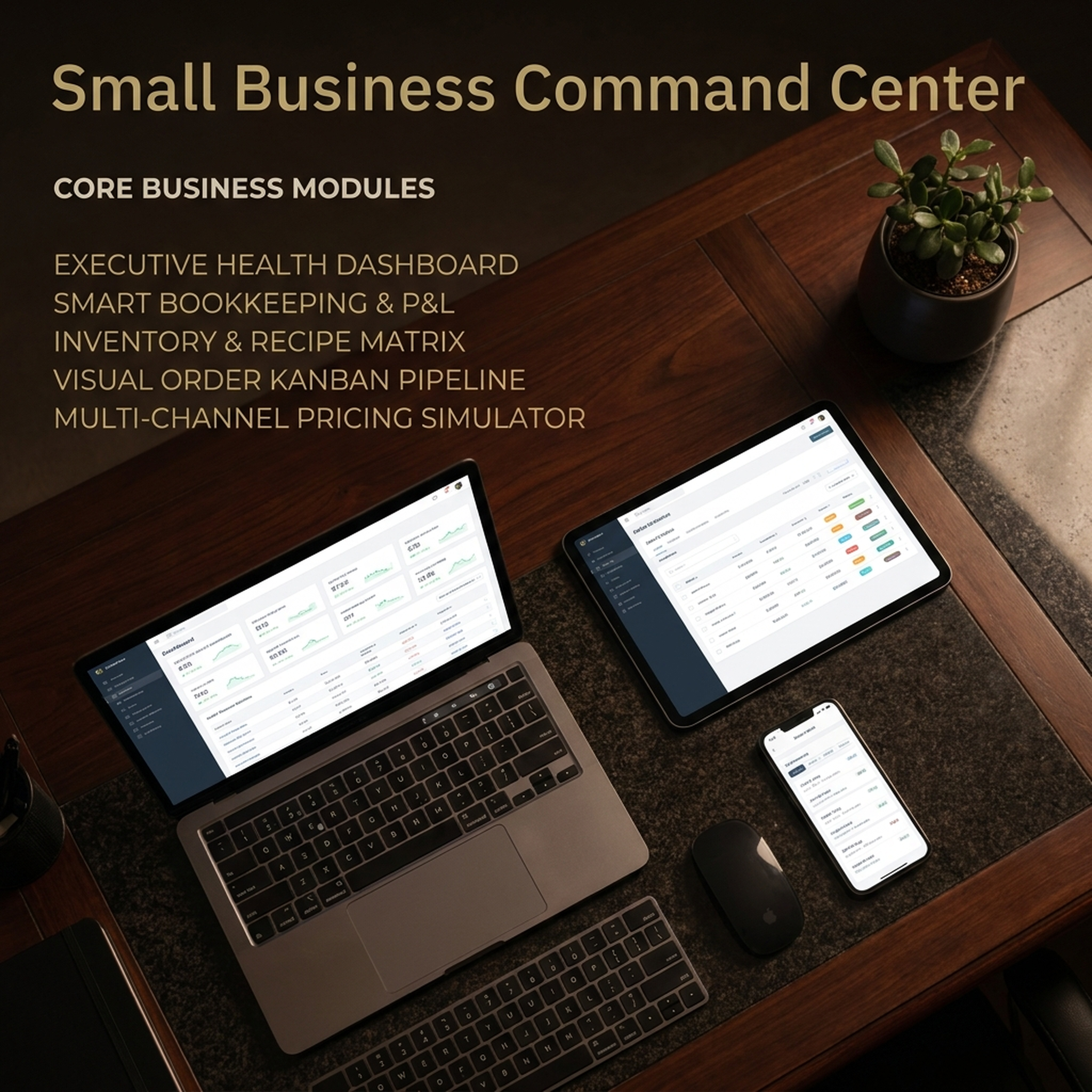 Small Business Command Center & Inventory Bookkeeping