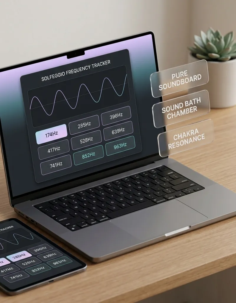 Solfeggio Frequencies & Sound Healing Tracker | Yinyang Masters